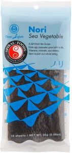Spiral Nori Sea Vegetable (10 Sheets)  25g