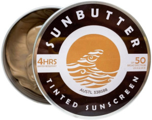 SUNBUTTER SKINCARE Tinted Sunscreen SPF 50 Tin 100g
