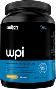 Switch Nutrition WPI Premium Whey Protein Isolate Peanut Brittle 900g