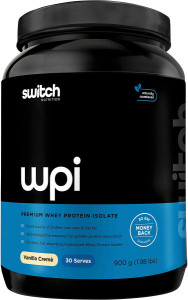 Switch Nutrition WPI Premium Whey Protein Isolate Vanilla Creme 900g