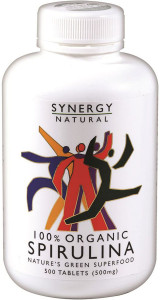 SYNERGY NATURAL Organic Spirulina 500mg 500t