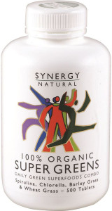 SYNERGY NATURAL Organic Super Greens 500t