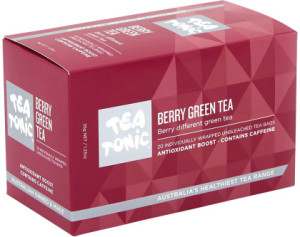 TEA TONIC Berry Green Tea x 20 Tea Bags