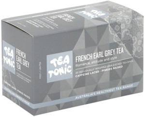 TEA TONIC Organic French Earl Grey Tea 20 Tea Bags