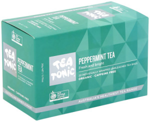 TEA TONIC Organic Peppermint Tea 20 Tea Bags