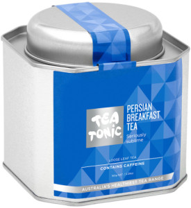 TEA TONIC Persian Breakfast Tea Caddy Tin 150g