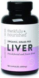 Thankfully Nourished Australian Organic Liver 180caps