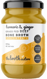 The Broth Sisters Beef Bone Broth Concentrate Turmeric & Ginger 420g