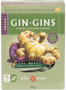 THE GINGER PEOPLE Gin Gins Ginger Chews Original 84g