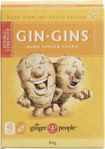 THE GINGER PEOPLE Gin Gins Hard Ginger Candy Double Strength 84g