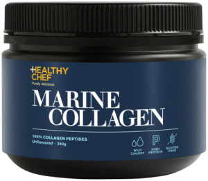 THE HEALTHY CHEF Marine Collagen (100% Collagen Peptides) Unflavoured 200g