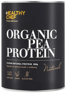 THE HEALTHY CHEF Organic Pea Protein Natural 600g