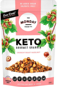 The Monday Food Co. Keto Gourmet Granola Crunchy Roast Hazelnut 300g