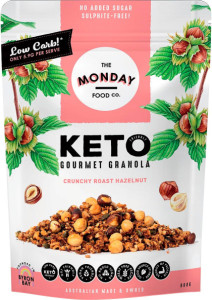 The Monday Food Co. Keto Gourmet Granola Crunchy Roast Hazelnut 800g
