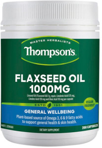 THOMPSON'S Flaxseed Oil 1000mg 200c
