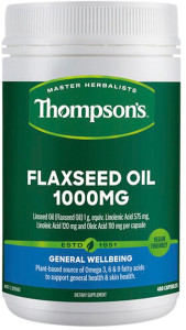 THOMPSON'S Flaxseed Oil 1000mg 400c