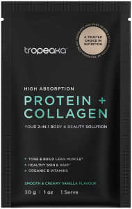 Tropeaka Protein & Collagen Vanilla 12x30g