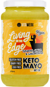 Vitawerx Keto Mayo Living On The Edge Turmeric, Ginger & Garlic 375ml