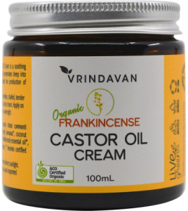 Vrindavan Castor Oil Cream Frankincense 100ml