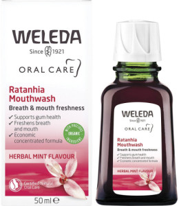 Weleda Mouthwash Ratanhia Herbal Mint Flavour 50ml