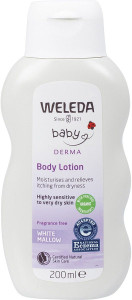 Weleda Baby Derma Body Lotion White Mallow Fragrance Free 200ml