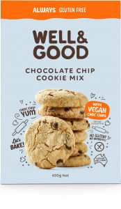 Well And Good Choc Chip Cookie Mix  400g