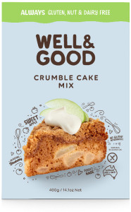 Well And Good Crumble Cake Mix 400g