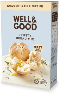 Well And Good Crusty Bread Mix & Yeast  410g