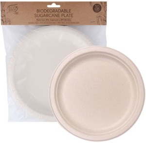 White Magic Eco Basics Plate 23cm Bio 10Pk x 6