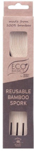 White Magic Eco Basics Reusable Bamboo Spork 1Pk