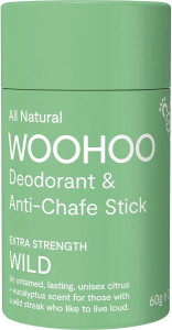 Woohoo Deodorant Stick Wild Extra Strength 60g