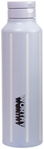 WORTHY Sugarcane Drink Bottle Blue Steel Striped 750ml