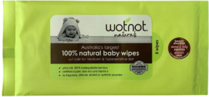 WOTNOT NATURALS 100% Natural Baby Wipes 5 Pack