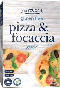 YesYouCan Pizza Base & Focaccia Bread Mix 320g